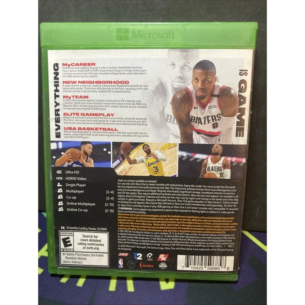 NBA 2K21, Microsoft Xbox One